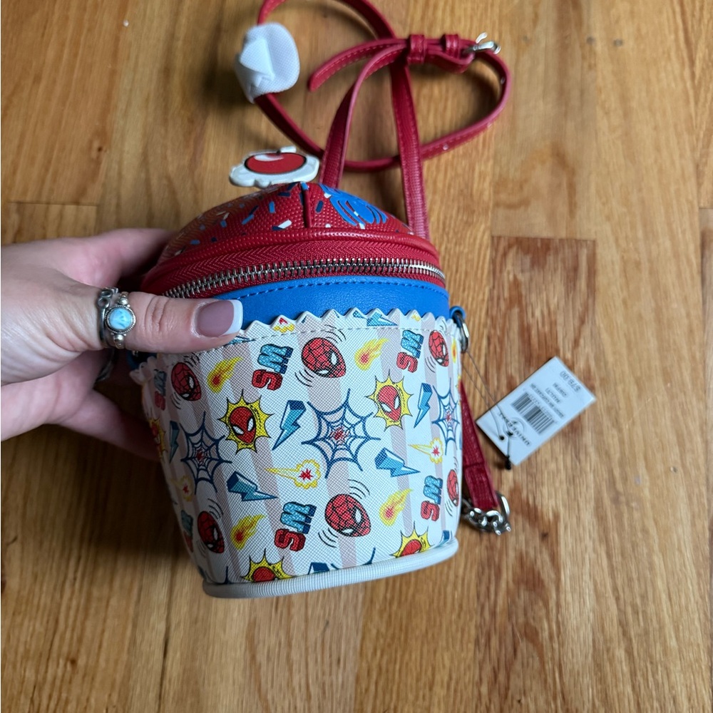 Marvel Superhero spiderman cupcake Graphic Bag - Red and Blue
